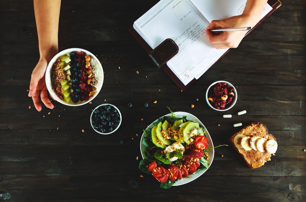 Odborný nutriční poradce pracující s klientem